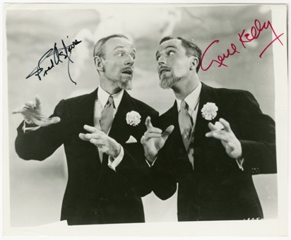 Fred Astaire and Gene Kelly Dual Signed 8x10 Photo